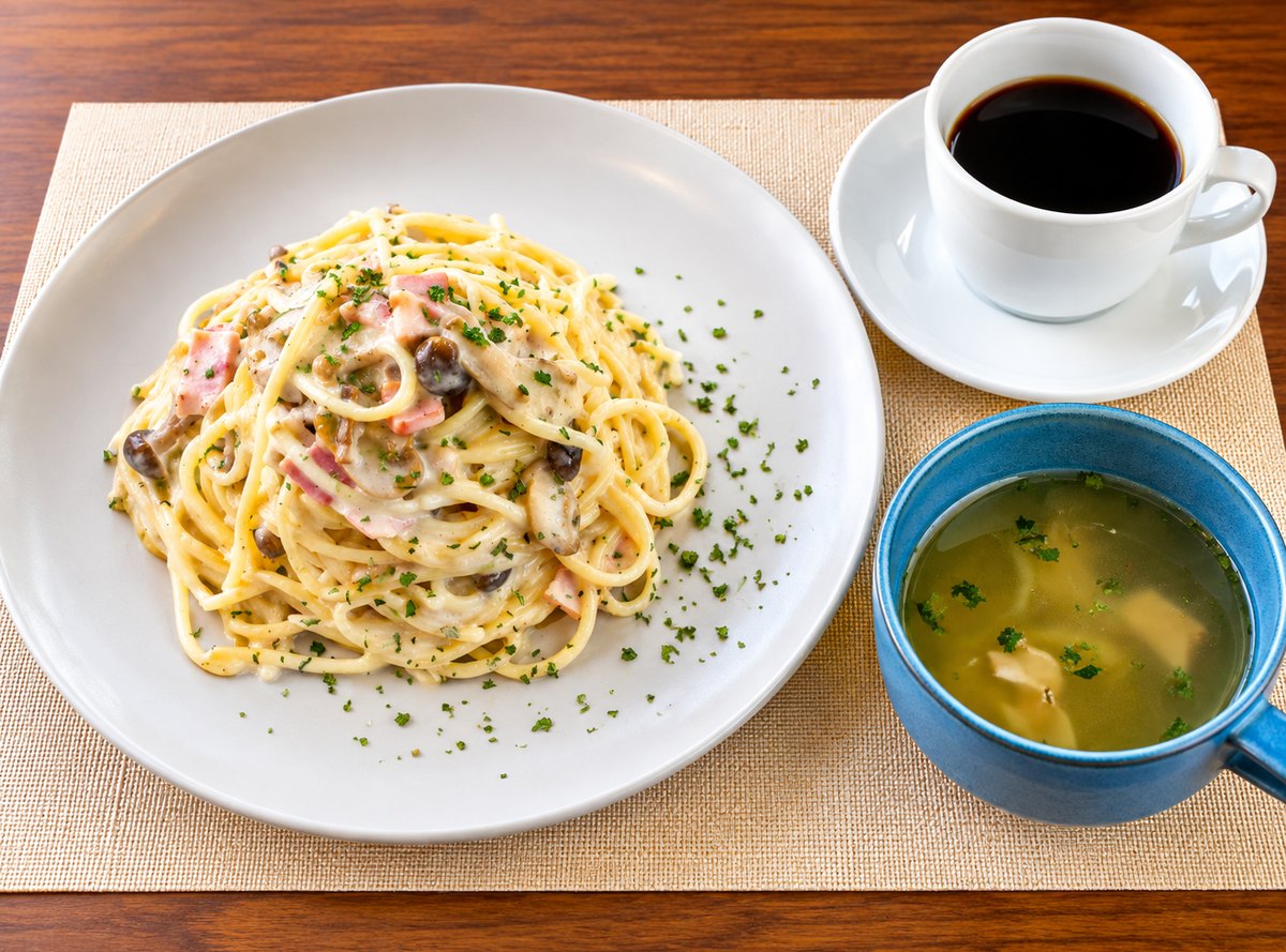 本日のパスタランチ